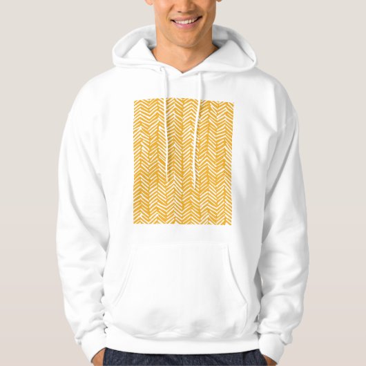 Abstracte handgetekende lijnen, hipster textuur. hoodie (Voorkant)