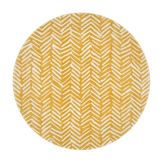 Abstracte handgetekende lijnen, hipster textuur. snijplank (Voorkant)