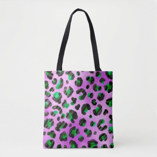 Abstracte handtekenflessenpenseel naadloos tote bag (Voorkant)