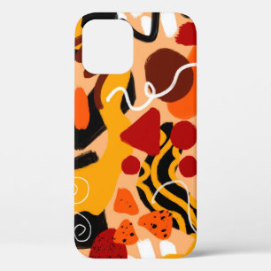 Abstracte handtekening Geometrische vormen penseel Case-Mate iPhone Case