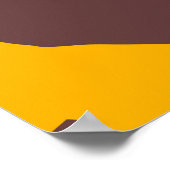 Abstracte handtekeningen van de luipaard Cheetah P Poster (Hoek)