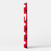 Abstracte handtekenretro 70s geometrische Tegel ce Case-Mate iPhone Case (Achterkant / Rechts)