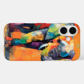 Abstracte Happy Rainbow Elephant Case-Mate iPhone Case (Achterkant (horizontaal))