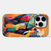 Abstracte Happy Rainbow Elephant Case-Mate iPhone Case (Achterkant (horizontaal))