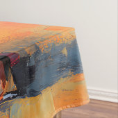 Abstracte Happy Rainbow Elephant Tafelkleed (Voorbeeld)