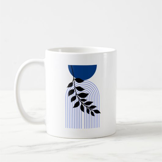 Abstracte harmonie koffiemok (Links)