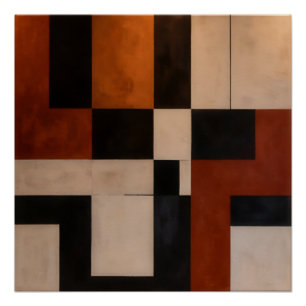 Abstracte Harmonie Perfect Poster