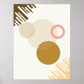 Abstracte harmonie poster (Voorkant)