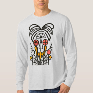 Abstracte harmonie: t-shirt