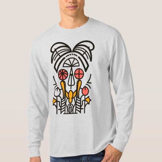 Abstracte harmonie: t-shirt (Voorkant)