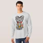 Abstracte harmonie: t-shirt (Voorkant volledig)