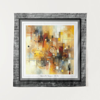 Abstracte Harmonie Wandkleed