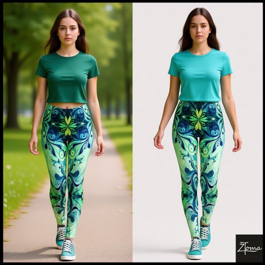 Abstracte harmonische Leggings