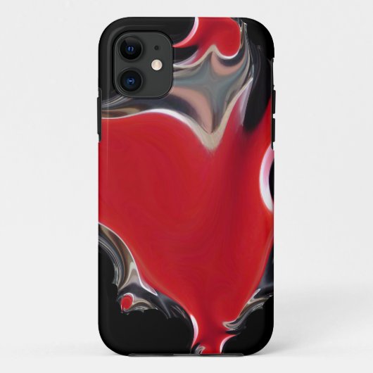 Abstracte harten afhangen Case-Mate iPhone case (Achterkant)