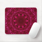 abstracte harten en bloemen mousepad muismat (Met muis)
