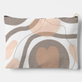 Abstracte harten in bruin, bruin en grijs etui (Achterkant)