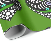 Abstracte harten op liefde valentijn inpakpapier (Rol Hoek)