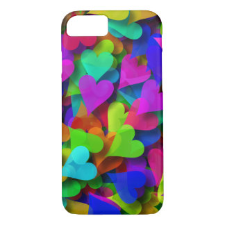 Abstracte harten regenboog Case-Mate iPhone case