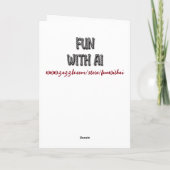 Abstracte harten Valentijnsdag gepersonaliseerd Kaart (Achterkant)