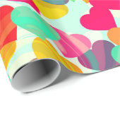 Abstracte harten voor de Valentijnsdag Cadeaupapier (Rol Hoek)