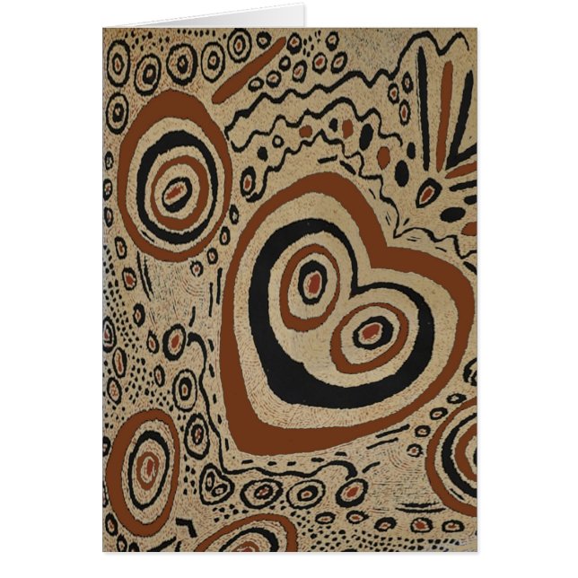 Abstracte hartslag en cirkels (Voorkant)