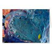 Abstracte hartslag Gesmelte kraakbeen (Voorkant Horizontaal)