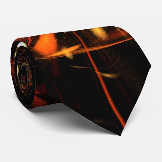 Abstracte hartslag Stropdas (Opgerold)