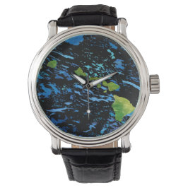 Abstracte Hawaiiaanse eilanden keten horloge