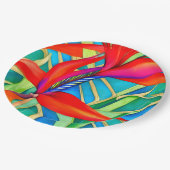 Abstracte Hawaiiaanse paradijsvogel Papieren Bordje (Gekanteld)