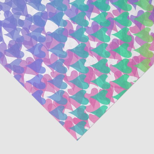 Abstracte hearheid tissuepapier (Detail)