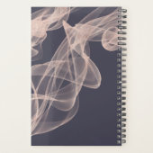 Abstracte hedendaagse roos goudglitterplanner planner (Achterkant)