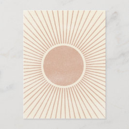 Abstracte hedendaagse uitbarsting briefkaart