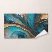 Abstracte hedendaagse vloeibare kunst handdoek (Handdoek)