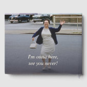 Abstracte Hedendaagse Waterverf Pensioen Partij Gastenboek (Achterkant)