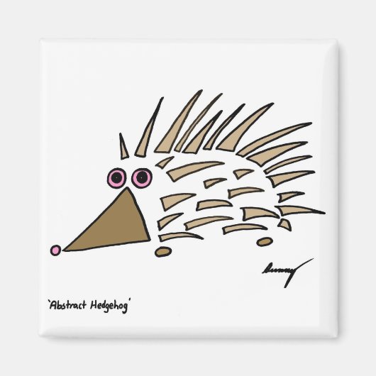 Abstracte Hedgel Magnet (Voorkant)