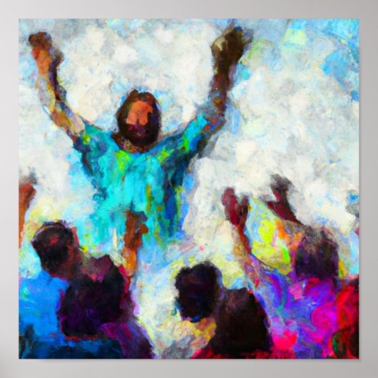 Abstracte Heer, we hebben u nu meer dan ooit nodig Poster (Voorkant)