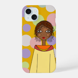 Abstracte hél iPhone 15 case