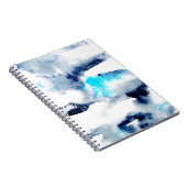 Abstracte heldere aquarel geschilderde textuur. notitieboek (Rechterzijde)