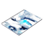 Abstracte heldere aquarel geschilderde textuur. notitieboek (Linkerzijde)