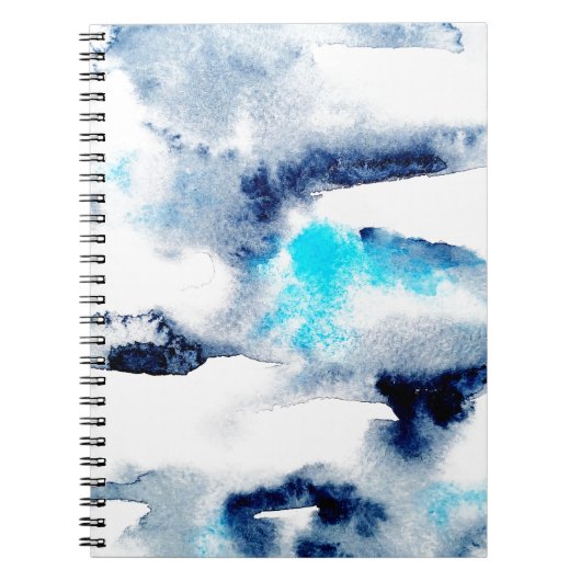 Abstracte heldere aquarel geschilderde textuur. notitieboek (Voorkant)