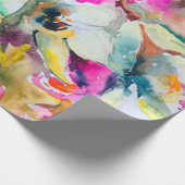 Abstracte heldere decoratieve achtergrond. Flo Cadeaupapier (Hoek)