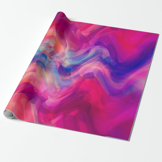 Abstracte heldere roze, multicolored achtergrond.  cadeaupapier (Uitgerold)