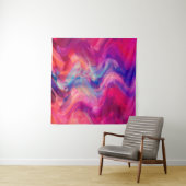 Abstracte heldere roze, multicolored achtergrond. wandkleed (In situ)