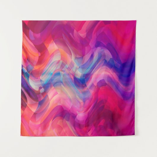 Abstracte heldere roze, multicolored achtergrond. wandkleed (Voorkant)
