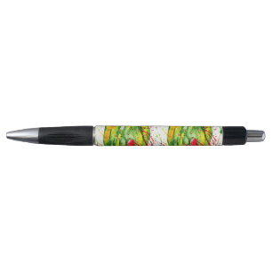 Abstracte heldere waterverf watermeloen pen
