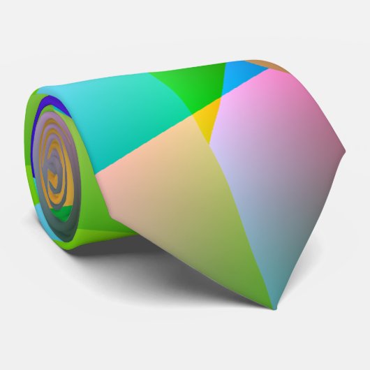 Abstracte helderheid stropdas (Opgerold)