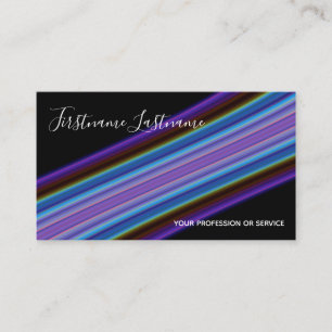 Abstracte helderkleurige lijnkalligrafie visitekaartje