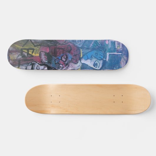ABSTRACTE HELTER SKELTER PERSOONLIJK SKATEBOARD (Horizontaal)