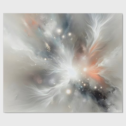 Abstracte hemelnevel cadeaupapier (Vlak)