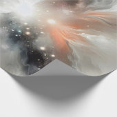 Abstracte hemelnevel cadeaupapier (Hoek)